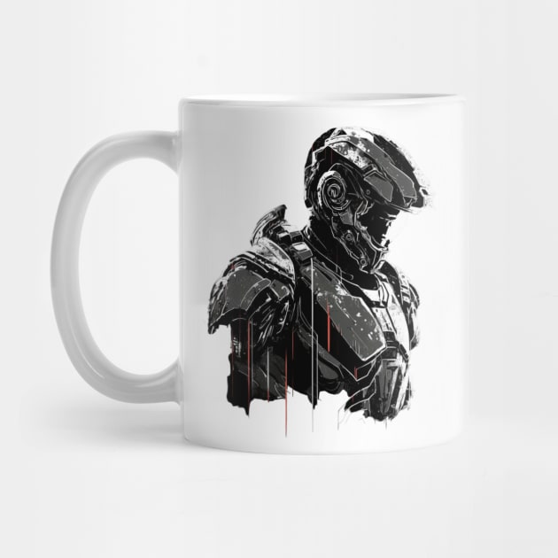 Halo Master Chief Design - Original Artwork by Labidabop